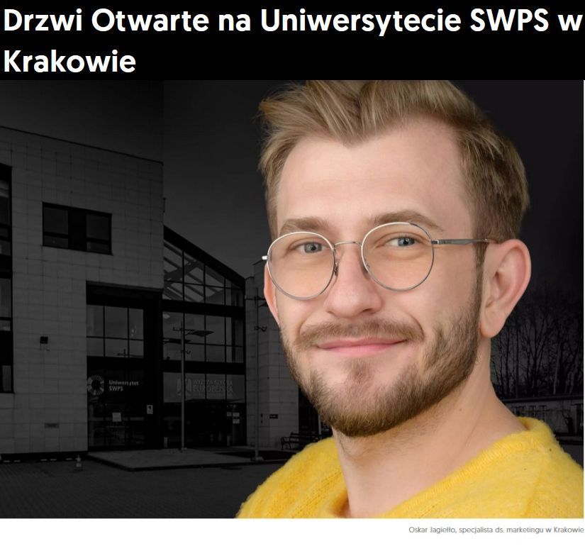 Drzwi Otwarte Uniwersytetu SWPS w Krakowie