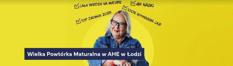 Wielka Powtórka Maturalna w AHE