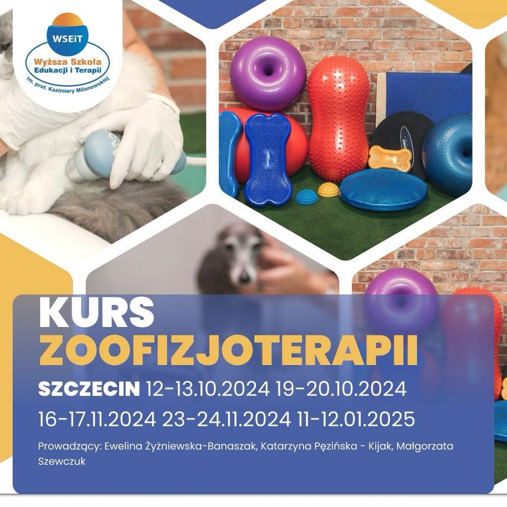 Kurs zoofizjoterapii w  WSEiT w Szczecinie